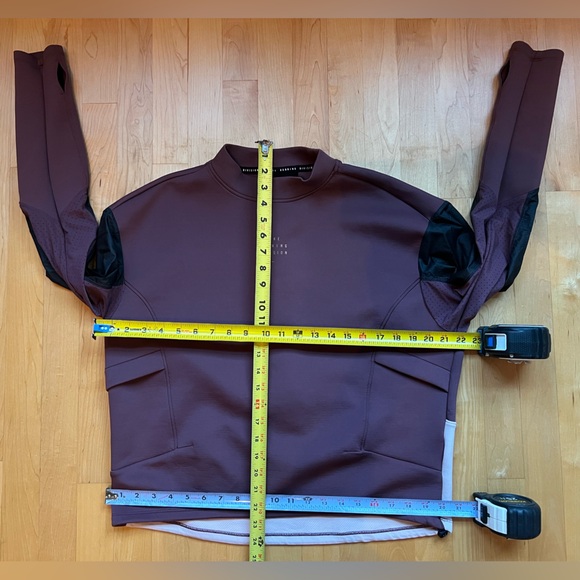 🍆🏃‍♀️Nike Running Division Breathable Crewneck—Eggplant Purple-Black-Peach | M - Picture 9 of 17